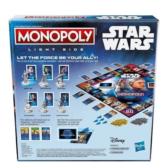 NEW Hasbro Star Wars Monopoly Game - Picture 2 of 7